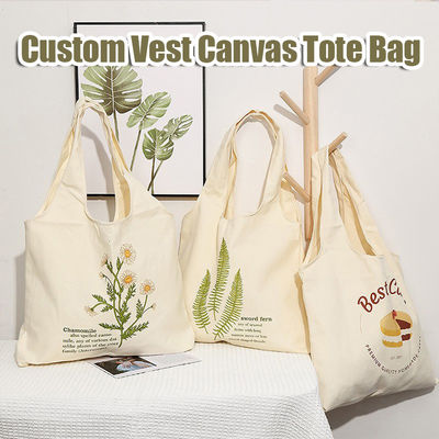 Customized Tote Bag Recyclable Cotton Canvas Shopping Bag with Personalized Branding