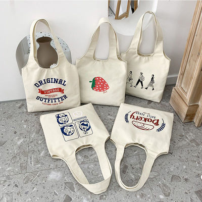 Customized Tote Bag Recyclable Cotton Canvas Shopping Bag with Personalized Branding