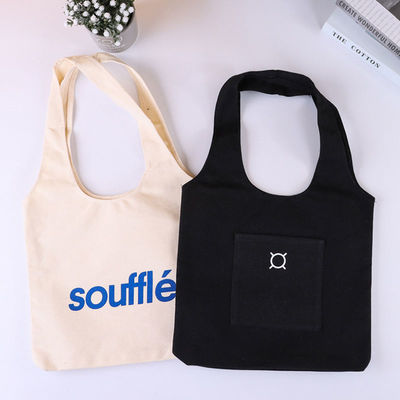 Customized Tote Bag Recyclable Cotton Canvas Shopping Bag with Personalized Branding