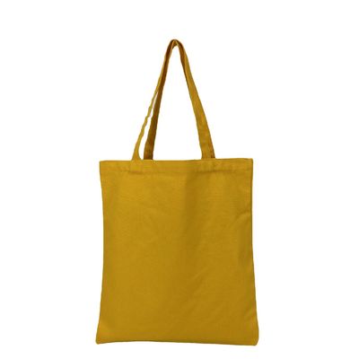 Plain Custom Sublimation Blanks Tote Bags With Logo in White Polyester Canvas