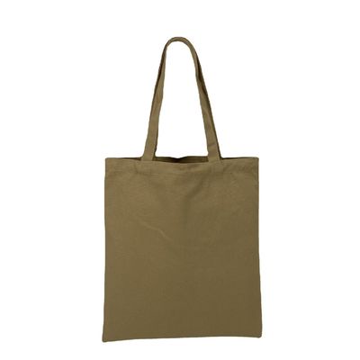 Plain Custom Sublimation Blanks Tote Bags With Logo in White Polyester Canvas
