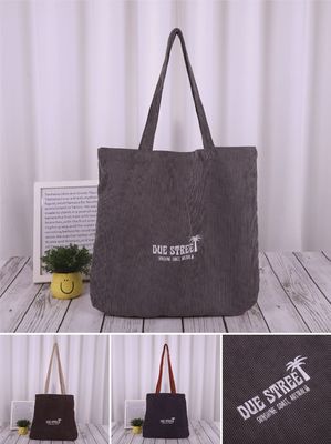 Plain Custom Sublimation Blanks Tote Bags With Logo in White Polyester Canvas