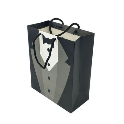 Small Business Custom Logo Accepted Recyclable Biodegradable Paper Bag Gift Packaging