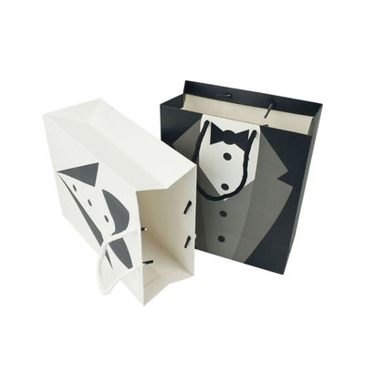 Small Business Custom Logo Accepted Recyclable Biodegradable Paper Bag Gift Packaging