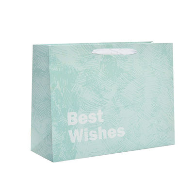Customized Printed Logo Luxury Boutique Shopping Paper Gift Bags for Packing Items