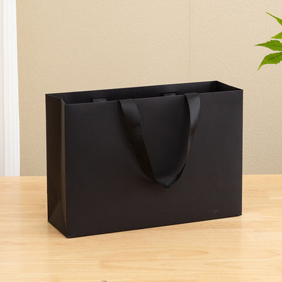 Custom Printed Paper Bags Cardboard Luxury White Kraft Paper Gift Bag for Shopping Bag