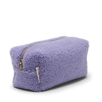Multi Color Plush Lady Cosmetic Pouch Exquisite Teddy Velvet Makeup Bag for On-the-go