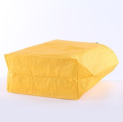 Custom Logos Medium Size Reusable Waterproof Pp Woven Laminated Shopping Tote Bags