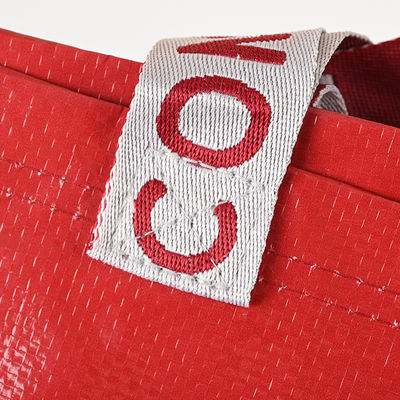 Customized Color Heavy Duty Laminated Polypropylene Print Woven Tote Bag with Handle