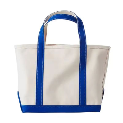 Oversized Eco Friendly Cotton Canvas Tote Bag with Custom Printed Logo Soft-loop Style