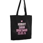 Custom Logo Printed Natural Semi White Cotton Canvas Drawstring Tote Bag for Shopping