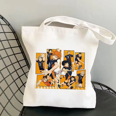 Small Waxed Canvas Tote Bag for Makeup Shopping Customizable and Versatile Design