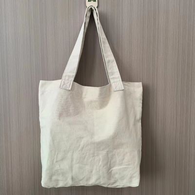 Canvas Shopping Bag with Logos Plain Custom Sublimation Blanks White Polyester Tote Bag