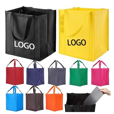 Medium Size 30-50cm Non Woven Tote Bag with Heat Transfer Printing Customizable Logo
