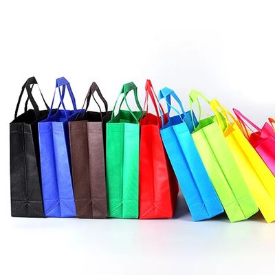 Medium Size 30-50cm Non Woven Tote Bag with Heat Transfer Printing Customizable Logo