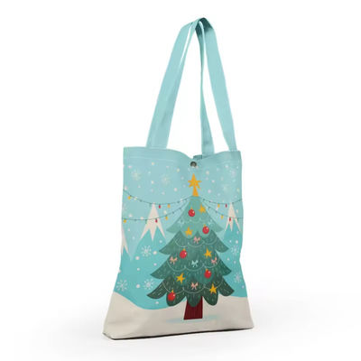 Newest Fashinable Style Custom Shopping Bag Canvas Tote Bags with Full Color Printing