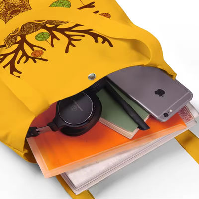 Newest Fashinable Style Custom Shopping Bag Canvas Tote Bags with Full Color Printing