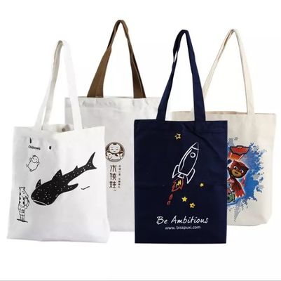 Newest Fashinable Style Portable Cotton Canvas Tote Bag for Daily Life Produced