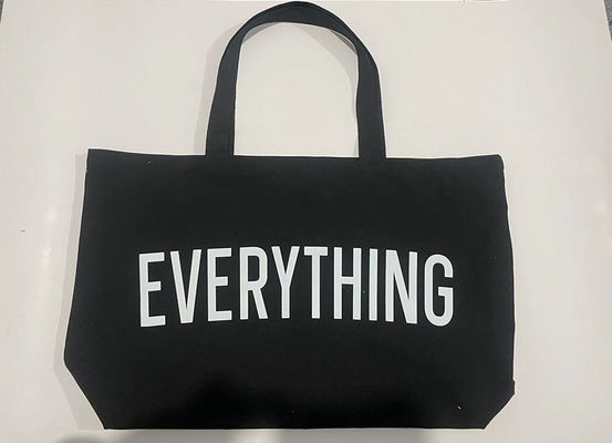 Custom Logo Accepted Medium Oversized Printed Shopping Tote for Travel Convenience