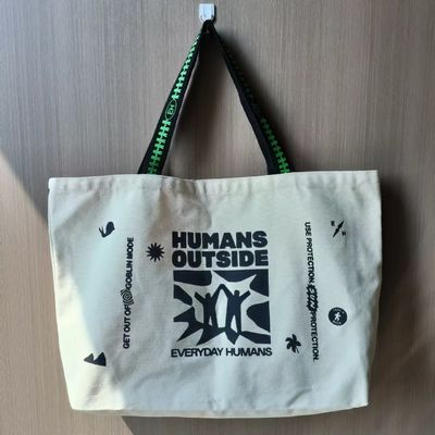 Newest Fashionable Print Pattern Custom Handmade Blank Cotton Canvas Tote Bag with Logo