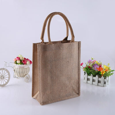 Fashionable Customized Jute Gift Shopping Bag for Customized Color Requirements