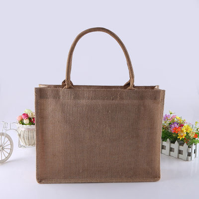 Fashionable Customized Jute Gift Shopping Bag for Customized Color Requirements