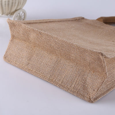 Fashionable Customized Jute Gift Shopping Bag for Customized Color Requirements