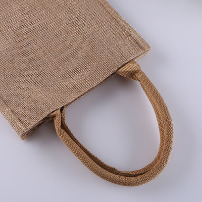 Fashionable Customized Jute Gift Shopping Bag for Customized Color Requirements