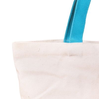 Custom Logo Accepted Large Cotton Zip Bag for Business Handheld Needs