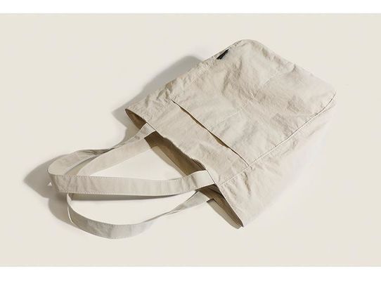 Large Capacity Shopping Tote Bag with Customisable Design and Waterproof Nylon Material
