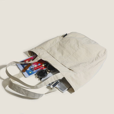 Large Capacity Shopping Tote Bag with Customisable Design and Waterproof Nylon Material