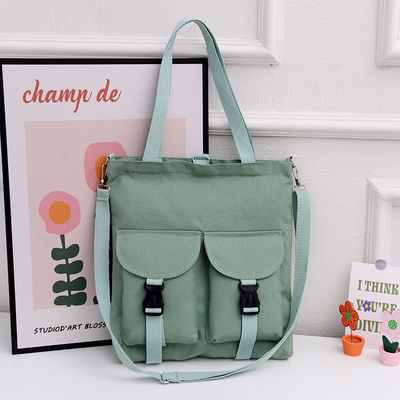 Large Capacity Cartoon Shoulder Bag Fashion Ladies Canvas Bag Customized for Students