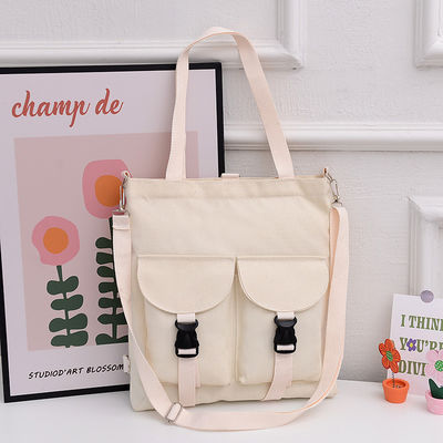 Large Capacity Cartoon Shoulder Bag Fashion Ladies Canvas Bag Customized for Students