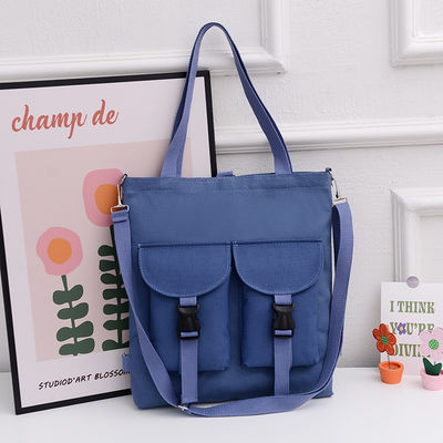 Large Capacity Cartoon Shoulder Bag Fashion Ladies Canvas Bag Customized for Students
