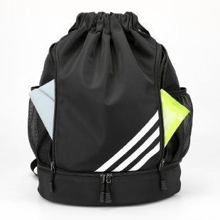 20-37 Litre Capacity Lightweight Drawstring Backpack for Basketball and Football