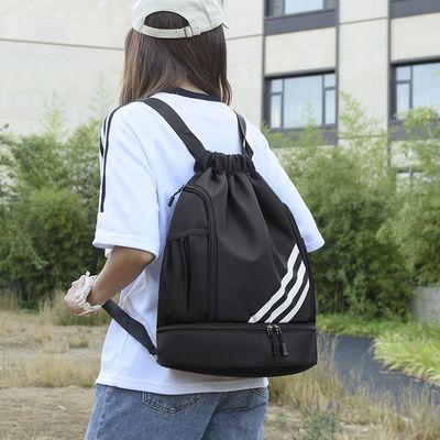 20-37 Litre Capacity Lightweight Drawstring Backpack for Basketball and Football