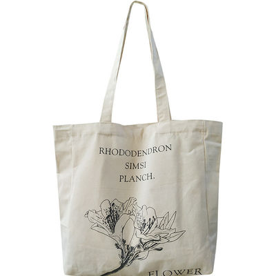 Customized Color Canvas Shopping Bag with and Printed Pattern Customization