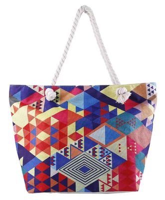 Soft-loop Style Canvas Beach Bag Customized Shoulder Bags for Women Fashion