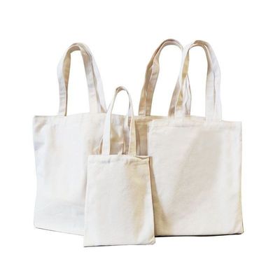 Daily Life Custom Printed Logo Cotton Canvas Tote Bag Foldable Reusable Shopping Bag