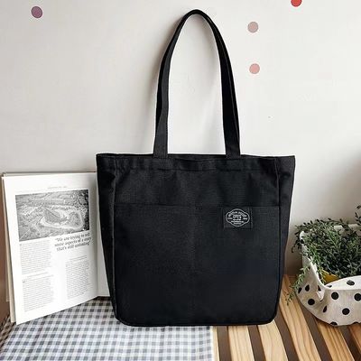 Acceptable OEM/ODM Custom Reusable Cotton Canvas Shopping Tote Bag for Daily Needs