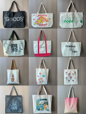 Acceptable OEM/ODM Custom Reusable Cotton Canvas Shopping Tote Bag for Daily Needs