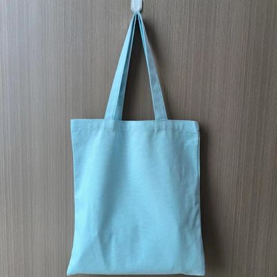 Printed Organic Cotton Canvas Tote Bag Large Reusable Shopping Bag with Custom Logo