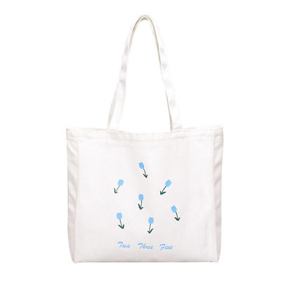 Customized Color Eco Friendly Recycled Large Shopping Bag Canvas Cotton Tote Bags