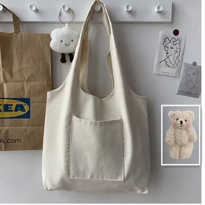 Reusable Custom Print Logo Eco Friendly Shopping Grocery Canvass Bags Tote Gift Bag
