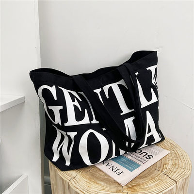Custom Eco Shopping Bag with Jute Fabric Recycled Reusable Organic Cotton Canvas Tote