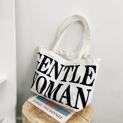 Custom Eco Shopping Bag with Jute Fabric Recycled Reusable Organic Cotton Canvas Tote