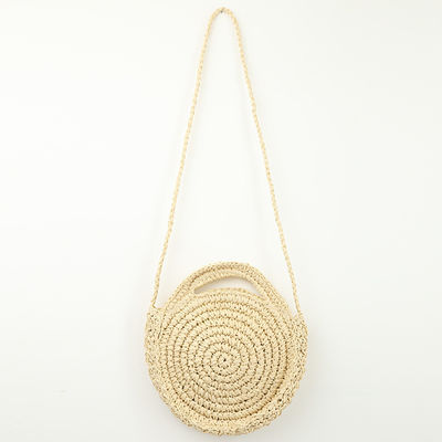 Recycled Straw Beach Bag Paper Cord Crossbody Shoulder Bags Logo Customized Logo