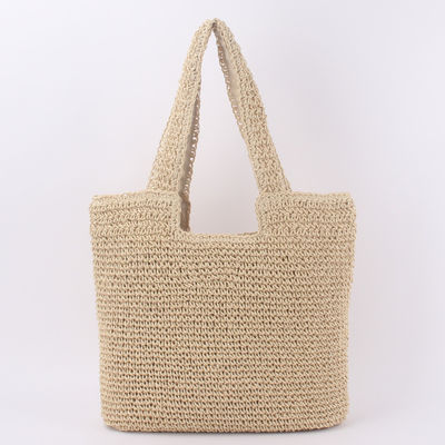 Accepable OEM/ODM Summer Raffia Straw Tote Bag for Recycled Beach Bag