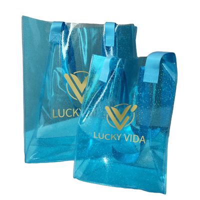 TPU Light Blue Fitness Beach Swimming Outdoor Bag Big Capacity Waterproof Bag