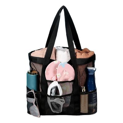 Customizable Nylon Mesh Cosmetic Bag for Multifunctional Makeup Storage and Travel